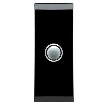 CLIPSAL SATURN 4061AL-EB | 1 Gang Pushbutton LED Architrave Switch | Espresso Black main image