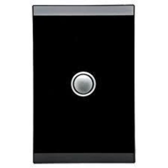 CLIPSAL SATURN 4061VH-EB | 1 Gang 60 Series Grid And Surround | Espresso Black main image