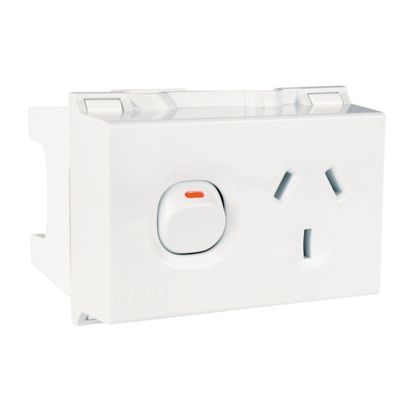 10 Amp Din Mounted GPO (Double Pole) Clipsal 4SSO15D