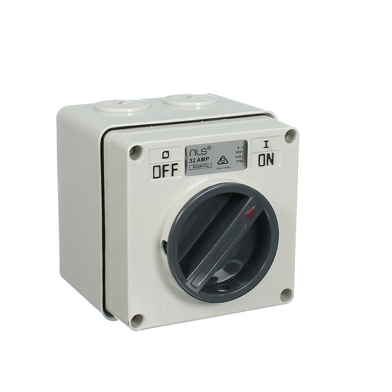 NLS 30613 | 3 pole 32amp isolator switch IP66 | 66SW332