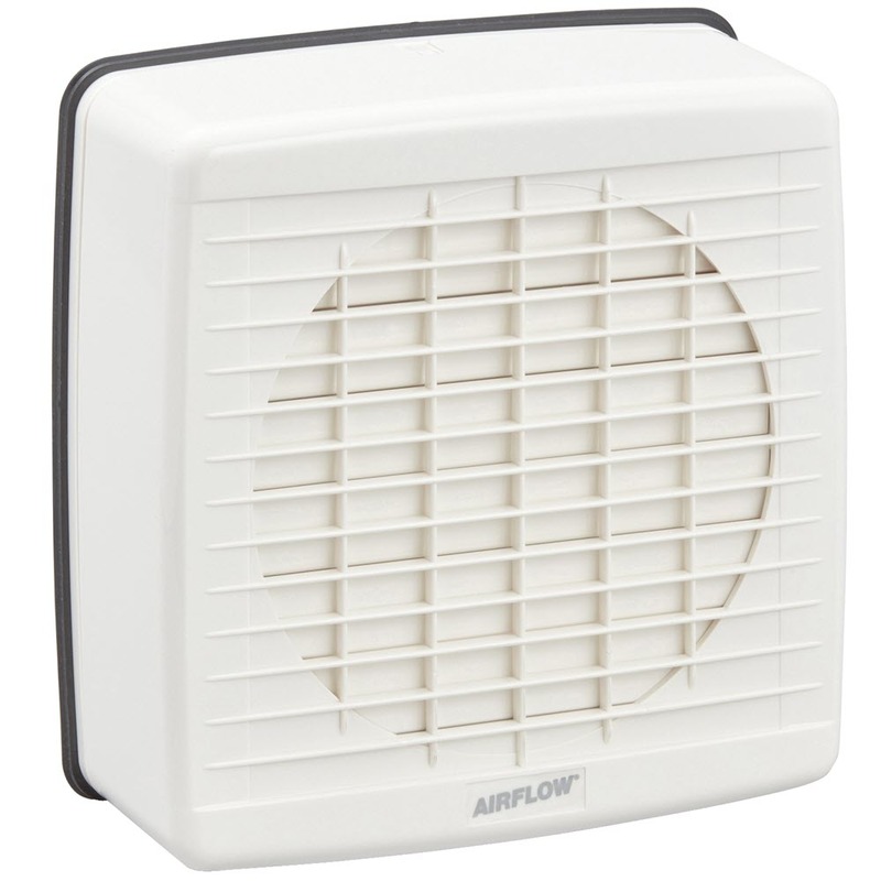 Clipsal Airflow 7007A Window Exhaust Fan, Axial, 150mm, PullCord