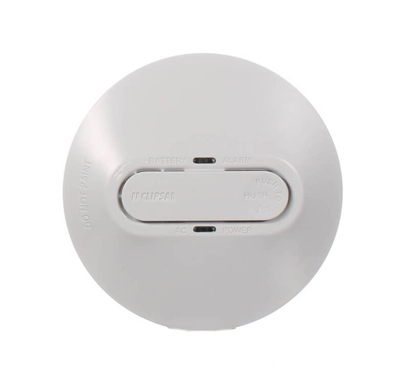 Clipsal 755rlpsma4 240v Smoke Alarm Photoelectric Rechargeable 10 Year Lithium Battery