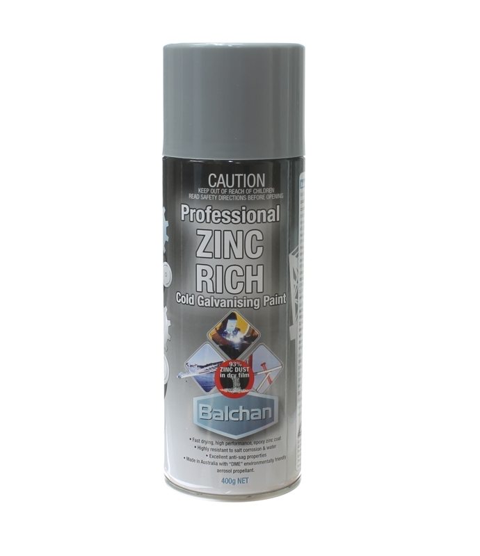 Zinc Rich Cold Galvanising Paint 400G | Balchan BA1214 main image