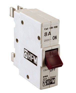 HPM CDCB108 | 8Amp 250v 3kA Plug In Circuit Breaker main image