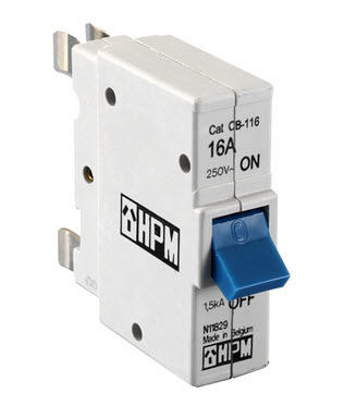 HPM CDCB116 | 16Amp 250v 3kA Plug In Circuit Breaker main image