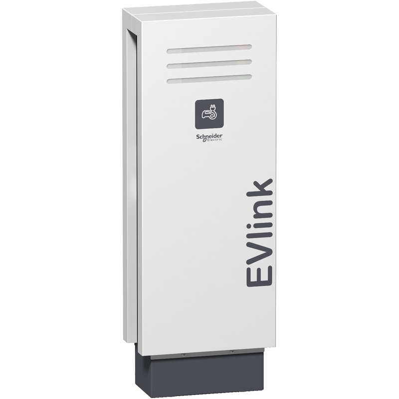 EVF2S22P04 | EVlink PARKING Floor Standing 22 kW - 1xT2 with Shutter EV charging station | Schneider Electric main image