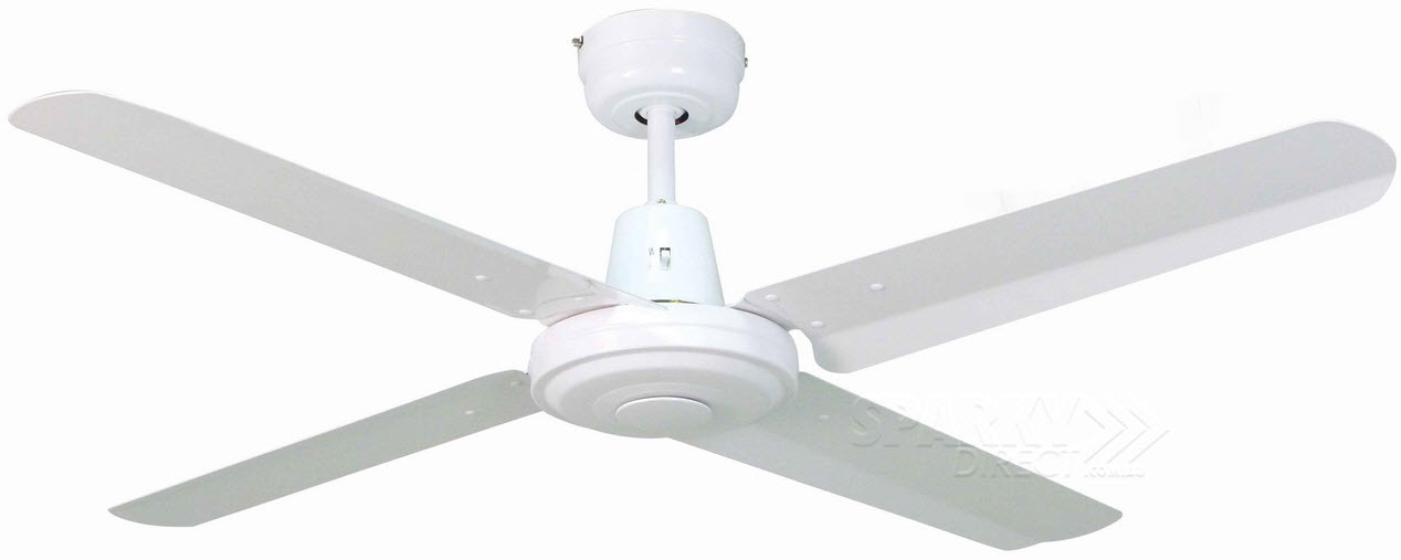 Mercator Swift Ceiling Fan Fc010124 48 Inch 4 Blade White