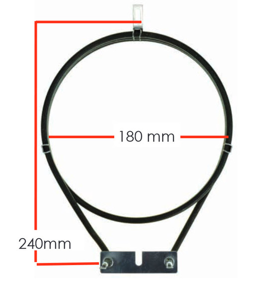 Fan Forced Oven Element 2000W EUROMAID HIGHLANDER | FE-33 main image