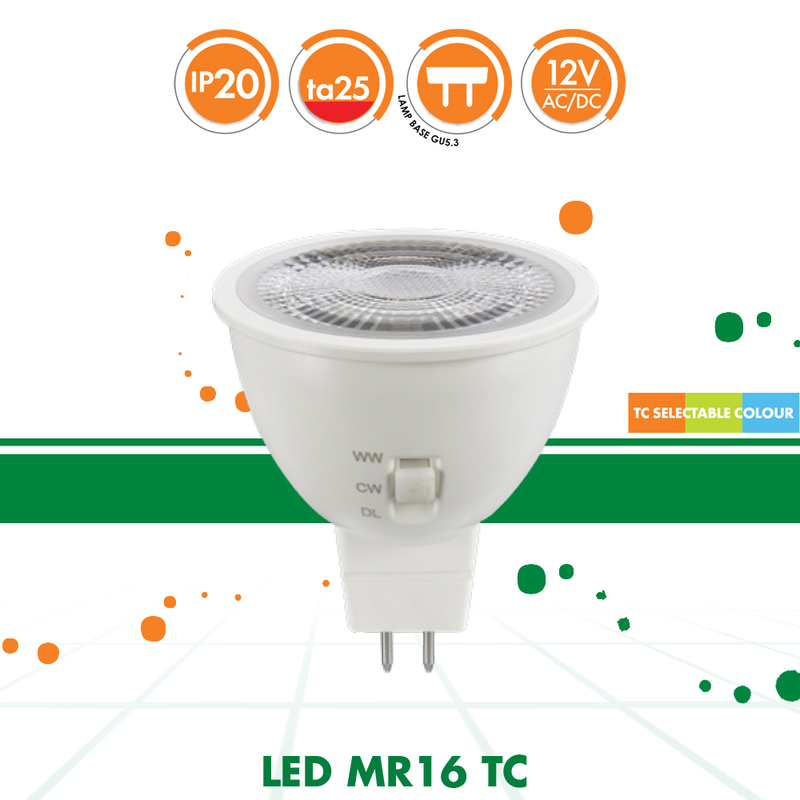 MR16 Small LED Light Bulb - 12V - 7W