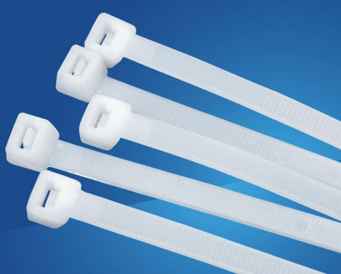 Cable Ties NCT-300-48N | 300mm x 4.8mm WHITE (100) Pack main image