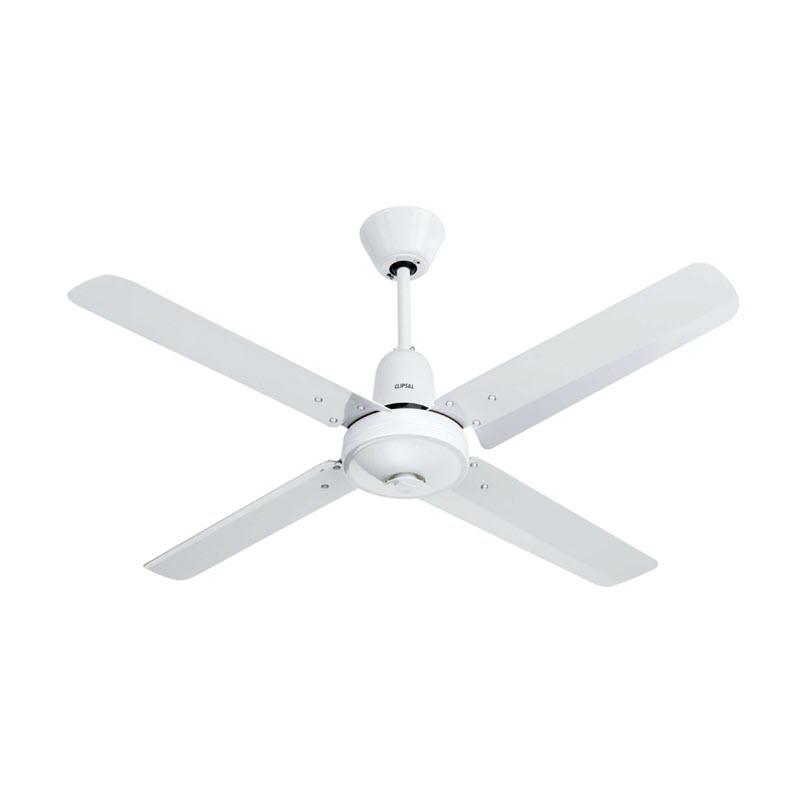 Clipsal Airflow Ceiling Fan P4HS1200ALWE 4 Blade 1200mm White *NEW