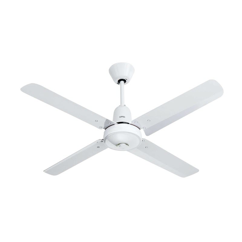 P4hs1200al We Airflow Ceiling Fan 4 Blade 1200mm White - Double Insulated Ceiling Fan With Light