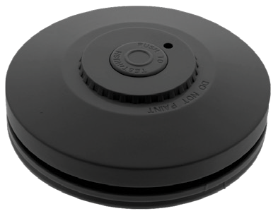 Red Smoke Alarms R10RFB | Black Photoelectric RF Wireless smoke alarm | 10 year sealed Lithium Battery main image