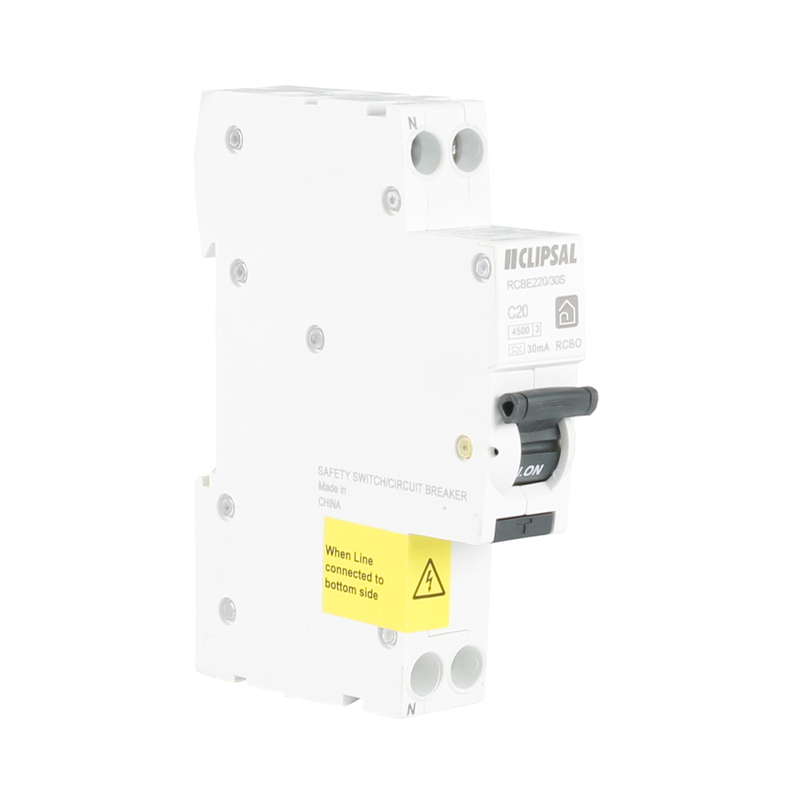 Clipsal 20AMP RCD/MCB 1P+N 1M 20A 4.5kA 30MA SLIM RCBE220/30S