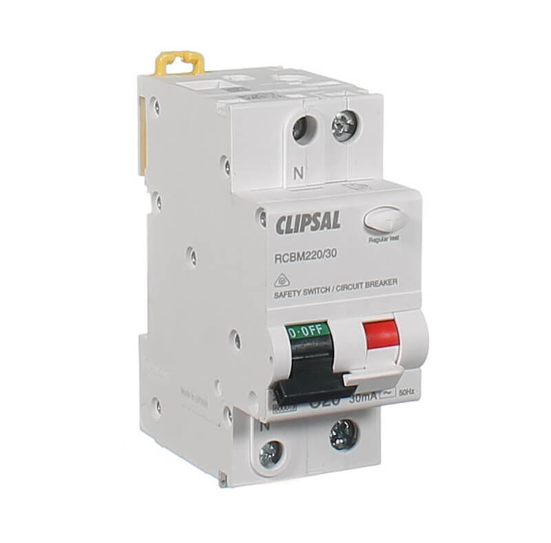 Clipsal Rcbm220 30 2 Pole 20amp 30ma 6ka Mcb Rcd 2 Pole 20amp 30ma 6ka Mcb Rcd, Rcd Mcb Combo Wiring Diagram