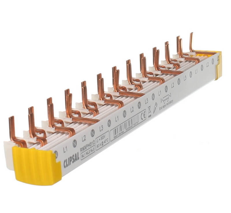 Clipsal RMXPH312 3 Phase 12 Module Busbar Comb 3P+N Pin Type