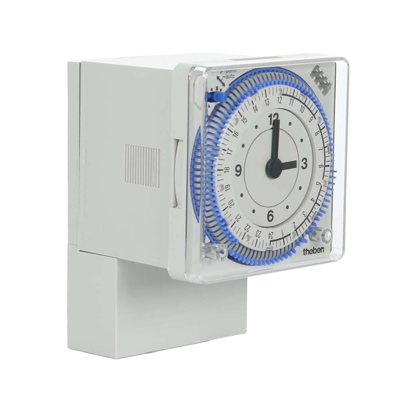 Theben SUL189s 24 hour timer with plugin base, power reserve