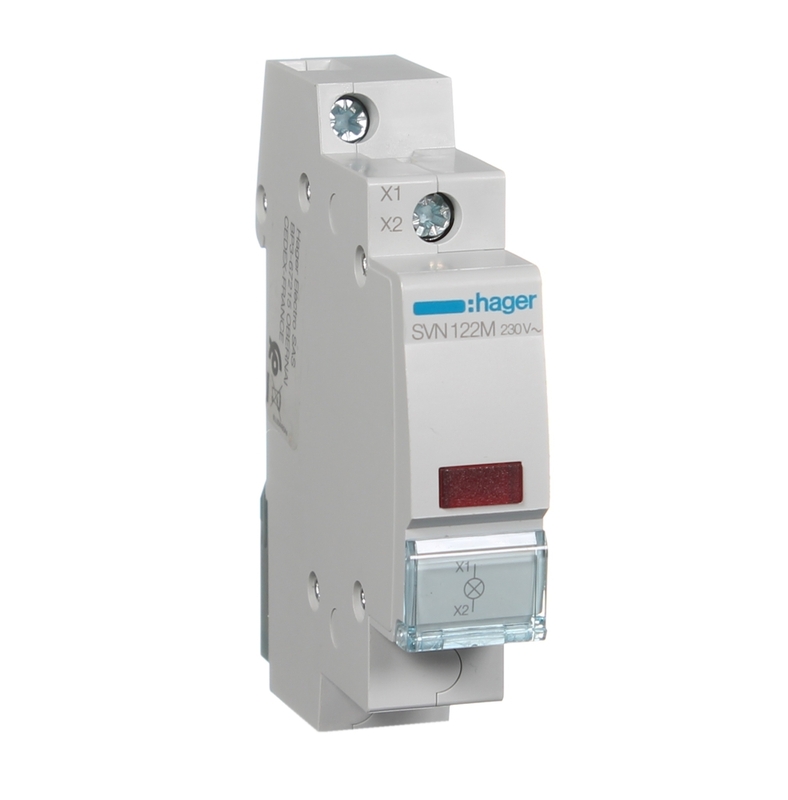 Indicator light for shop switchboard