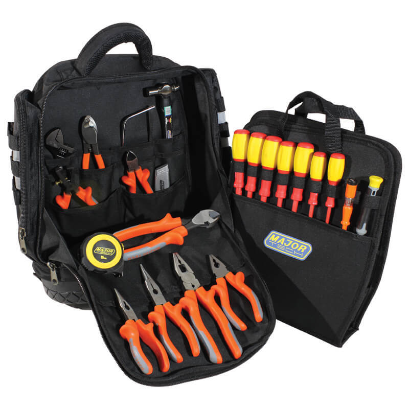 Major Tech TBP59 Tool Backpack Electrical Kit