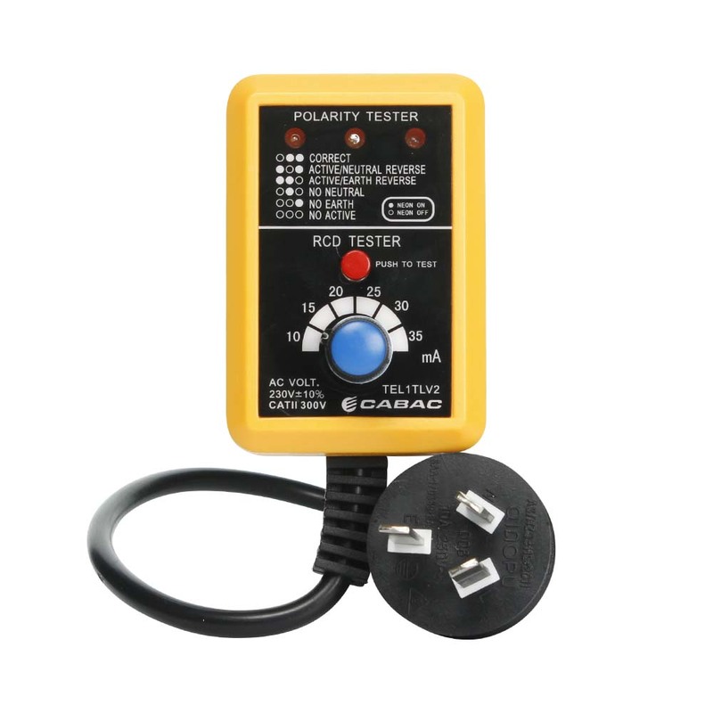 POWER POINT ELCB EARTH LEAKAGE CASE BAG RCD POLARITY TESTER SAFETY SWITCH 