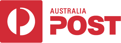 Australia Post logo - standard and express parcel delivery partner for Sparky Direct
