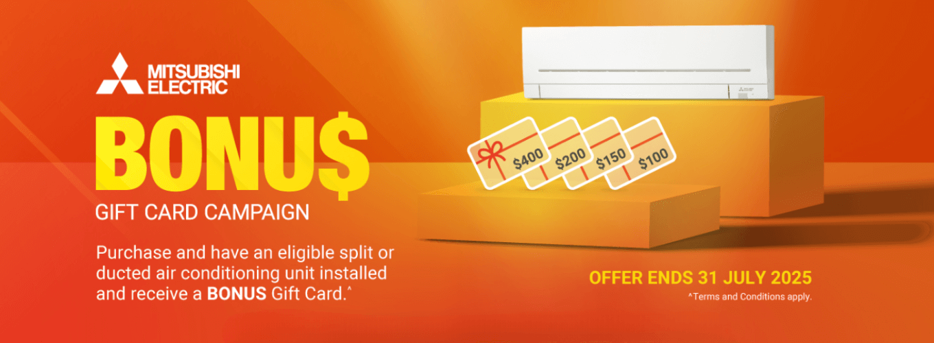 Special Mitsubishi Electric Cash Back Offer