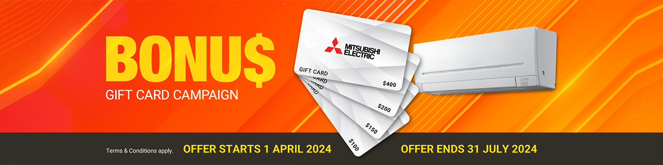 Learn More Mitsubishi Electric | BONUS Gift Card