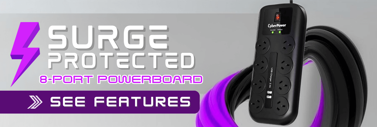 CyberPower Surge Protected Powerboard | Learn More