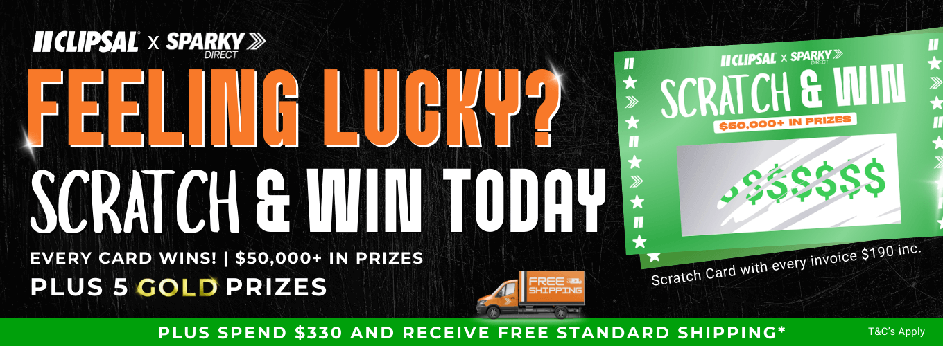 Clipsal X Sparky | Scratch & Win