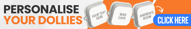 Click to add personalised engraving to your dolly.