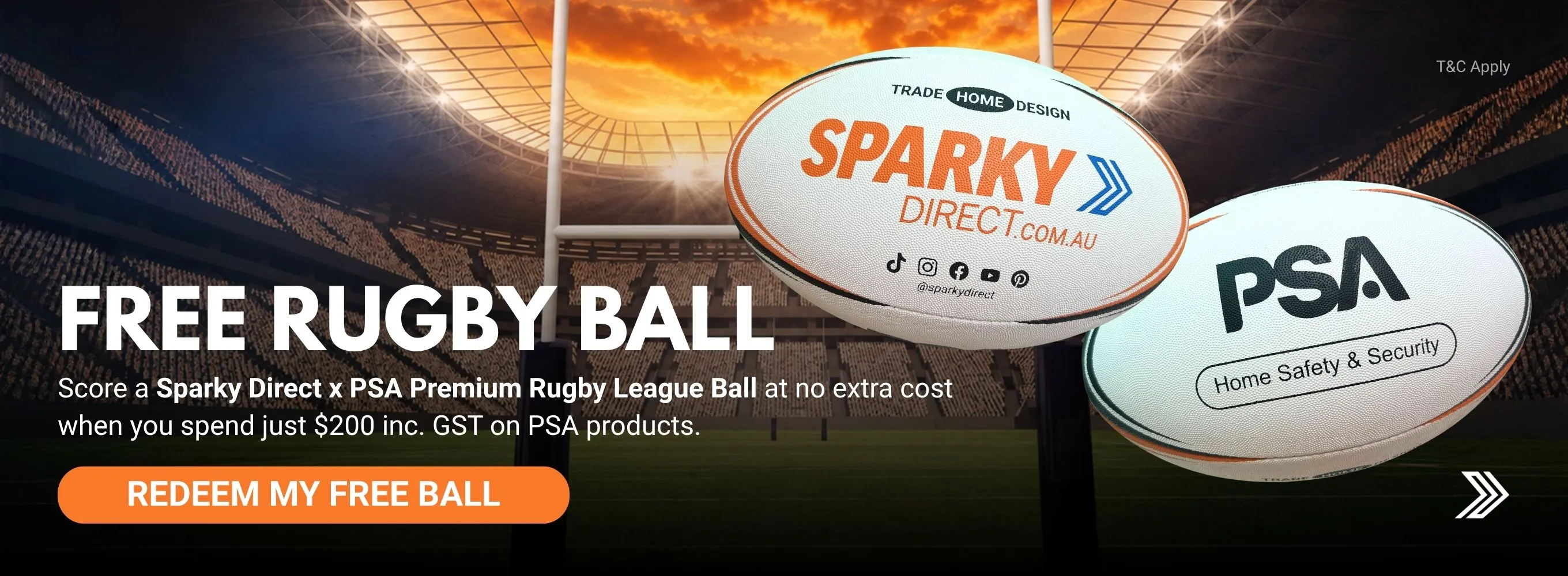 PSA 2026 Rugby Ball Promo