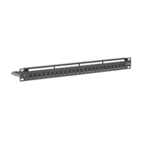 4Cabling 006.004.0002 | 24 Port Cat 6 Rackmount Patch Panel 1RU