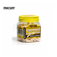 Wall Plug WHITE 25mm x 5mm 200 Jar | MACSIM 00K0525