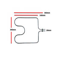 Global Components 0122002068 | Bottom Oven Element 1800W | VF61D000