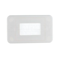 4C 016.000.1010 | Brush Wall Plate - White | 05DWPMF