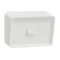 CLIPSAL Iconic O3041HA-XW | Single Weatherproof Switch 20A/16AX | White | IP56