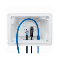 Matchmaster 04MM-RP02 | Recessed Wall Point with Built-in Cable Management System