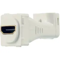 Digitek 05BC6RV2 | HDMI Female To HDMI Female Right Angle Insert  | White