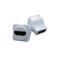Matchmaster 05MM-WA06 | HDMI Female To Female Straight Mechanism White (1 Buy)