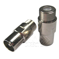 MATCHMASTER 08MM-A2 | Connector Adaptor 'F' Female to IEC (PAL) Male