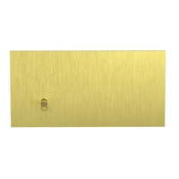 Clipsal 1041TA-BB | Solis T Series 1 Gang Switch 20A/16AX | Brushed Brass