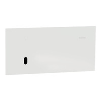 Clipsal 1041TUA-WC | Solis T-Series 1 Gang Switch Grid and Plate | White Ceramic