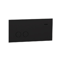 Clipsal 1042PA-ZB | Solis 2 Gang Horizontal Switch 20A/16AX | Matte Black