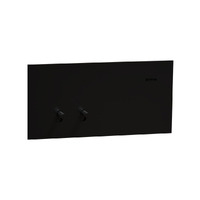 Clipsal 1042TA-EA | Solis T Series 2 Gang Switch 20A/16AX | Ebony Aluminium