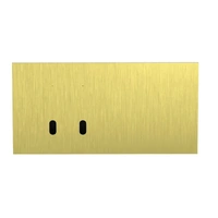 Clipsal 1042TUA-BB | Solis T-Series 2 Gang Switch Grid and Plate | Brushed Brass