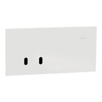 Clipsal 1042TUA-WC | Solis T-Series 2 Gang Switch Grid and Plate | White Ceramic