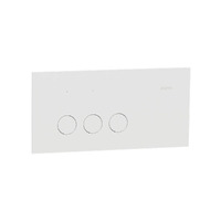 Clipsal 1043PA-ZW | Solis 3 Gang Horizontal Switch 20A/16AX | Matte White