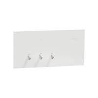 Clipsal 1043TA-WC | Solis T Series 3 Gang Switch 20A/16AX | White Ceramic