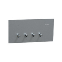 Clipsal 1044TA-PT | Solis T Series 4 Gang Switch 20A/16AX | Platinum