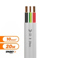 7-135-2ERB | 10mm 2 Core & Earth TPS 20M Cable Cut